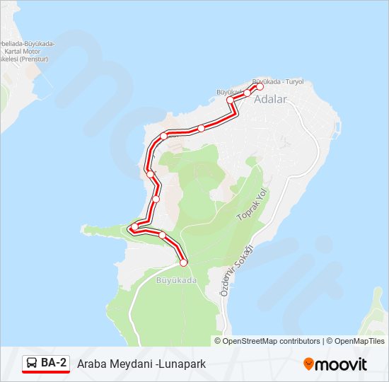 BA-2 bus Line Map