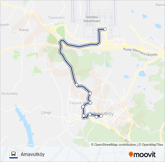 HVİST-5A bus Line Map
