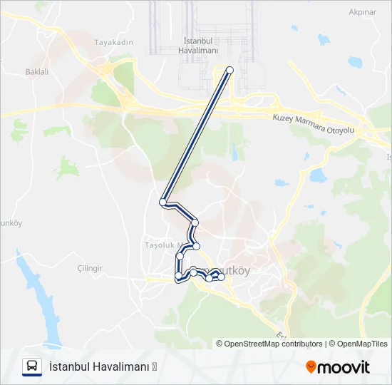 HVİST-5A Bus Line Map