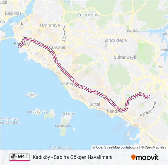 M4 ✈  Line Map