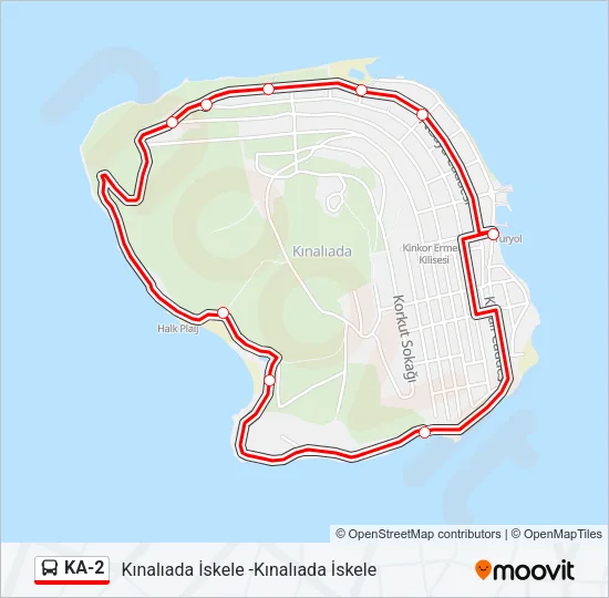 KA-2 Bus Line Map