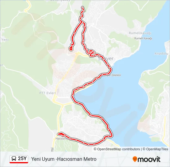 25Y Bus Line Map