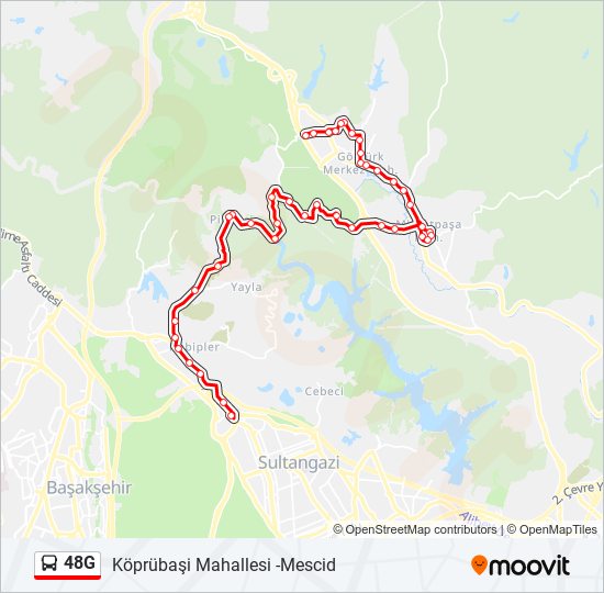 48G bus Line Map