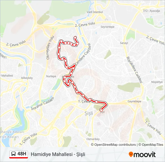 48H Bus Line Map