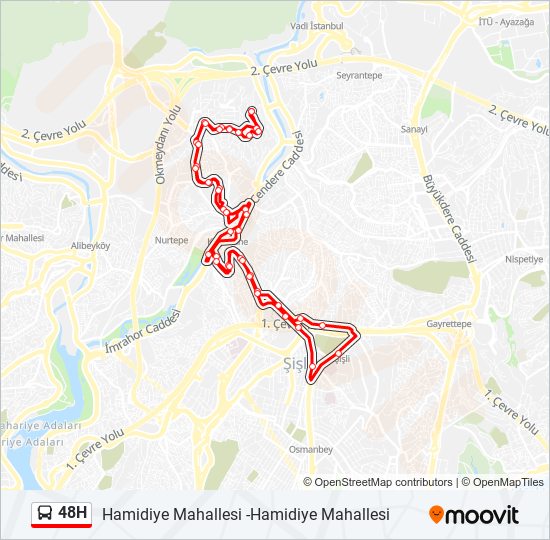 48H bus Line Map