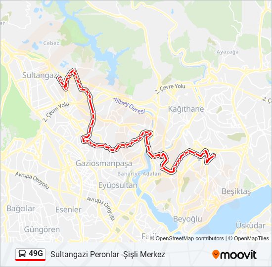 49G bus Line Map