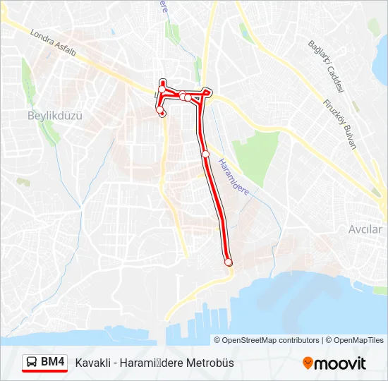 BM4 Bus Line Map