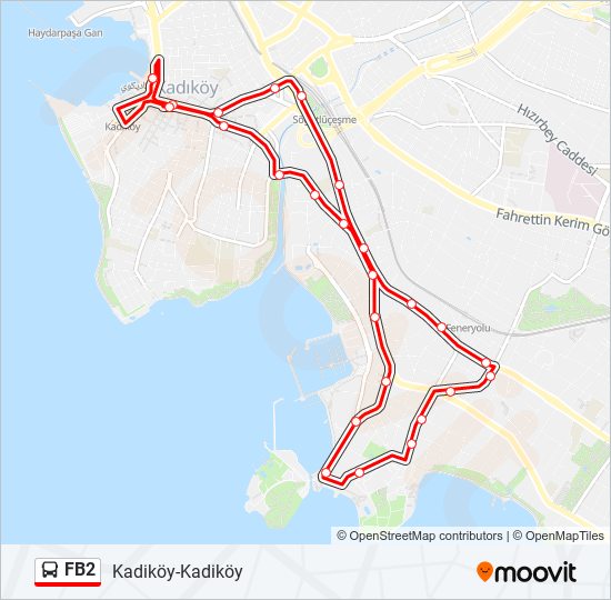 FB2 bus Line Map