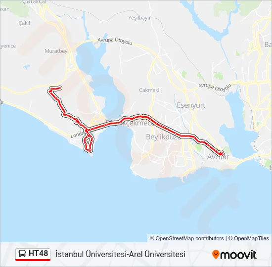 HT48 Bus Line Map