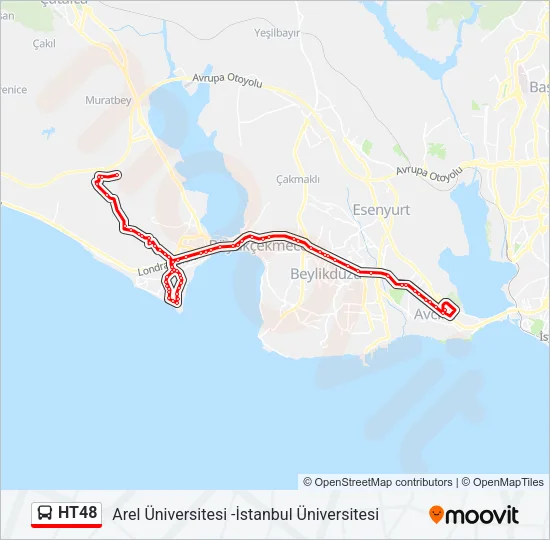 HT48 Bus Line Map