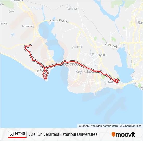 HT48 Bus Line Map