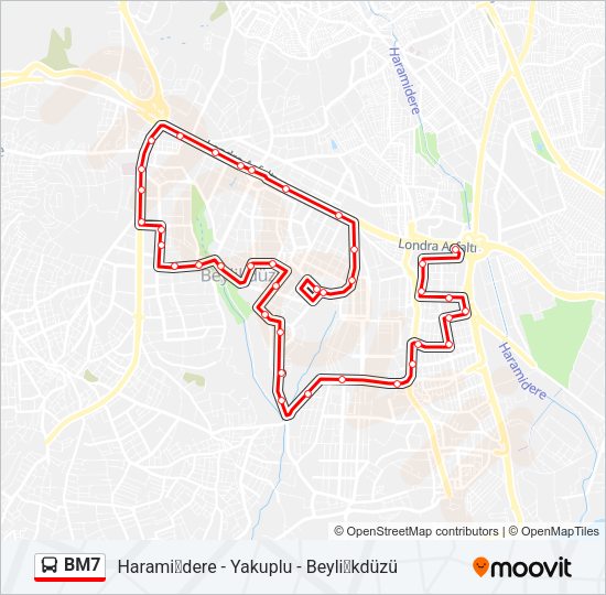 BM7 Bus Line Map