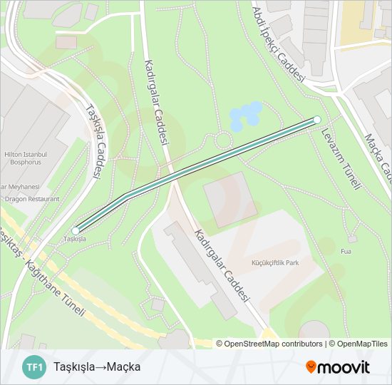 TF1 Metro Line Map