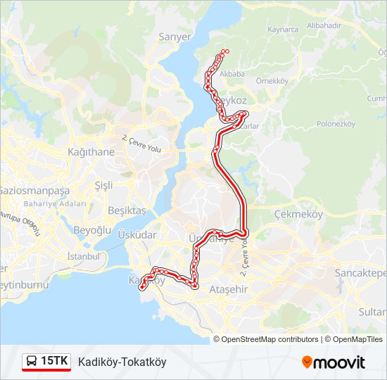 15TK bus Line Map