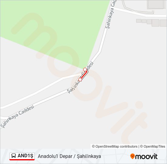 AND1Ş Bus Line Map