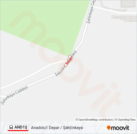 AND1Ş Bus Line Map
