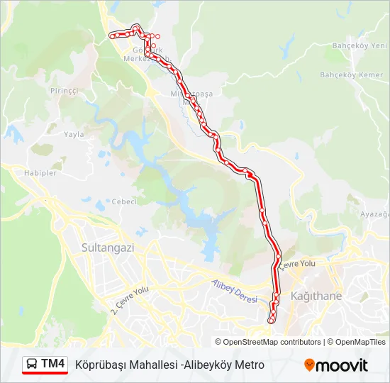 TM4 Bus Line Map