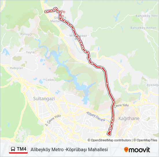 TM4 Bus Line Map