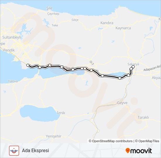 B11 Train Line Map