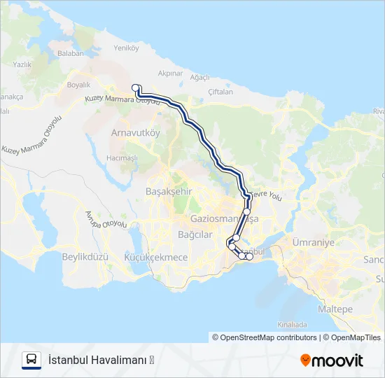 HVİST-12 Bus Line Map