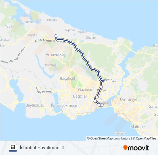 HVİST-12 bus Line Map