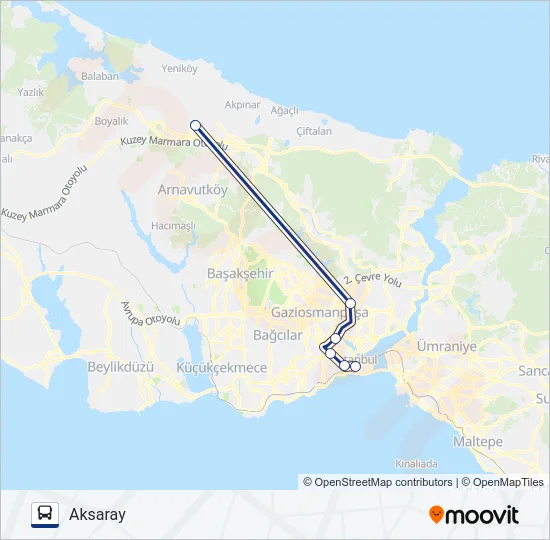 HVİST-12 Bus Line Map
