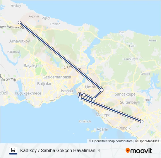 HVİST-13 Bus Line Map