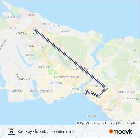 HVİST-14 Bus Line Map