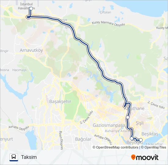 HVİST-16 Bus Line Map