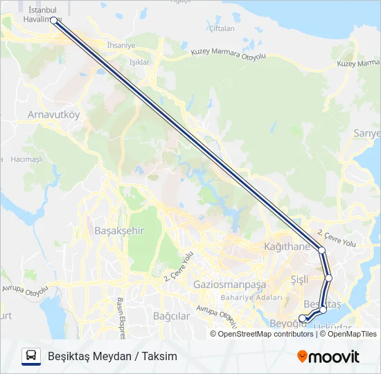 HVİST-16 Bus Line Map