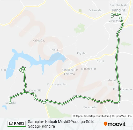 KM03 Bus Line Map