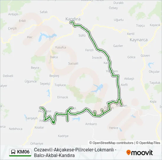 KM06 Bus Line Map
