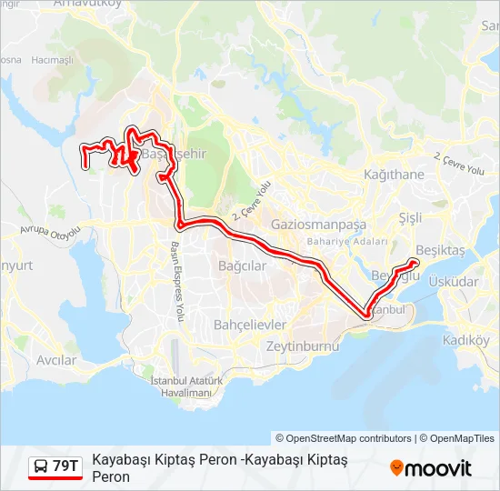 79T Bus Line Map