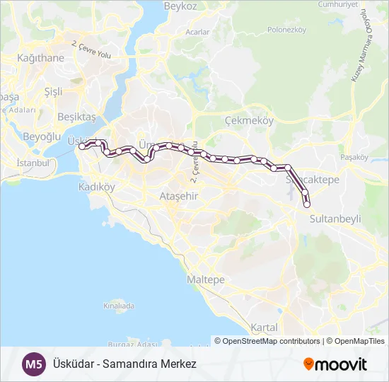 M5  Line Map