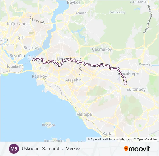M5  Line Map