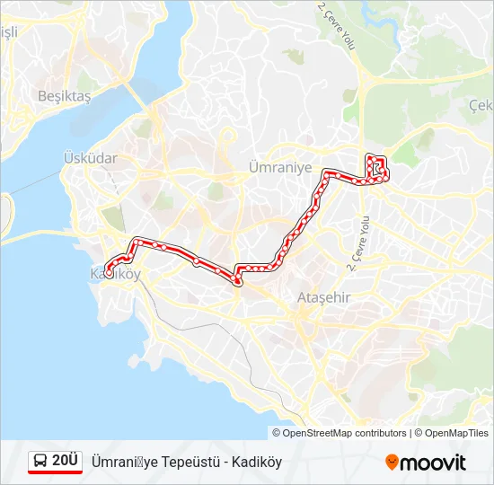 20Ü Bus Line Map