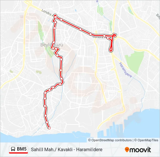BM5 Bus Line Map
