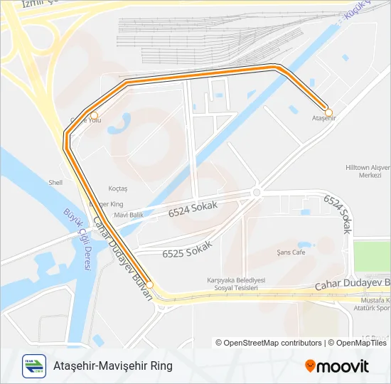 T1 Light Rail Line Map