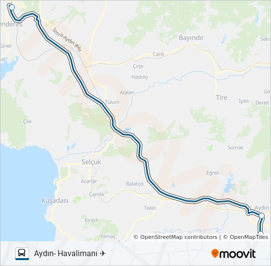 havasaydin route schedules stops maps aydin