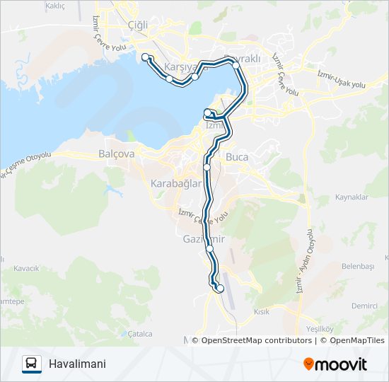 havassehir merkezi route schedules stops maps havalimani