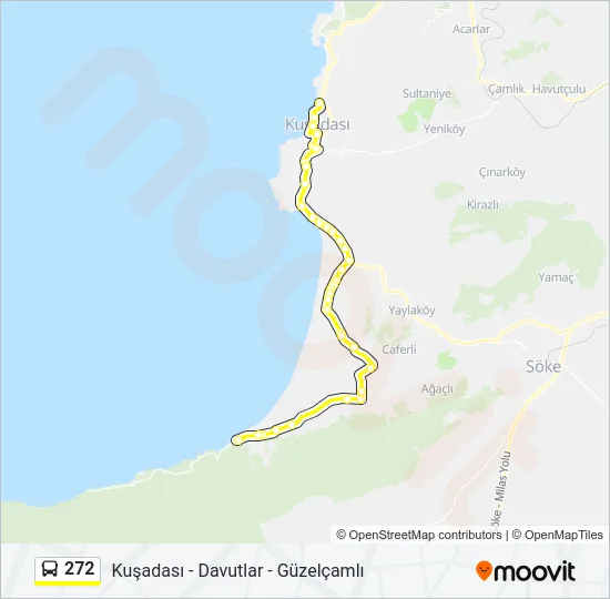 272 Bus Line Map