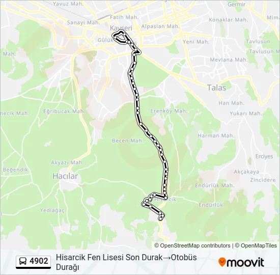 4902 Bus Line Map