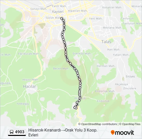 4903 Bus Line Map