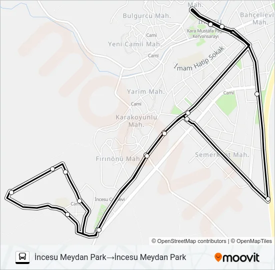 609-R003 Bus Line Map