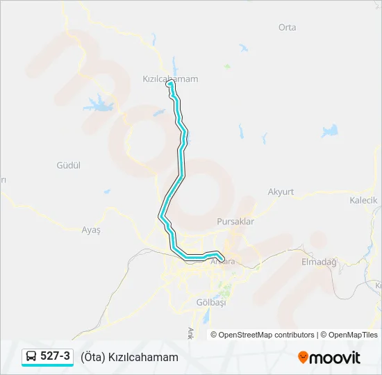527-3 Bus Line Map