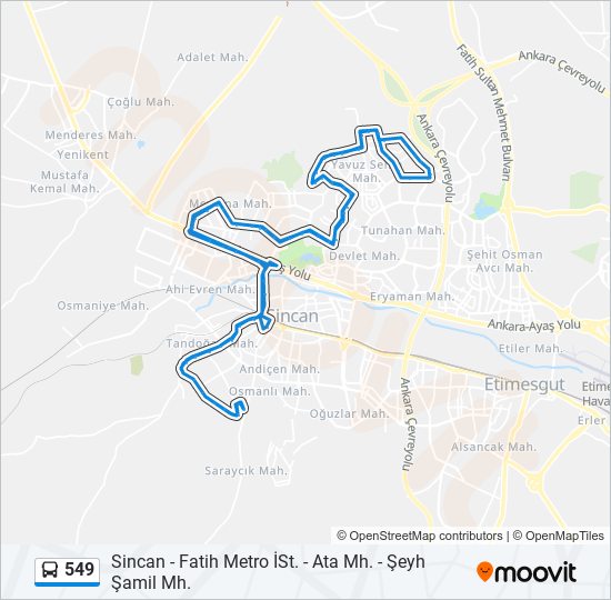 Ankara Map.