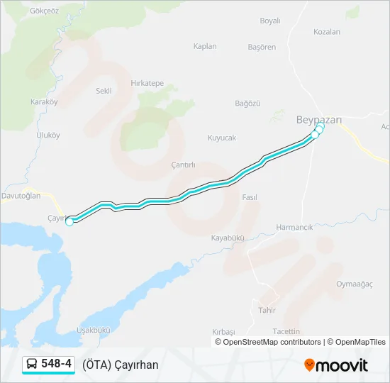 548-4 Bus Line Map