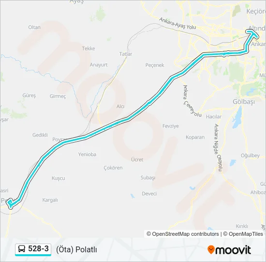 528-3 Bus Line Map