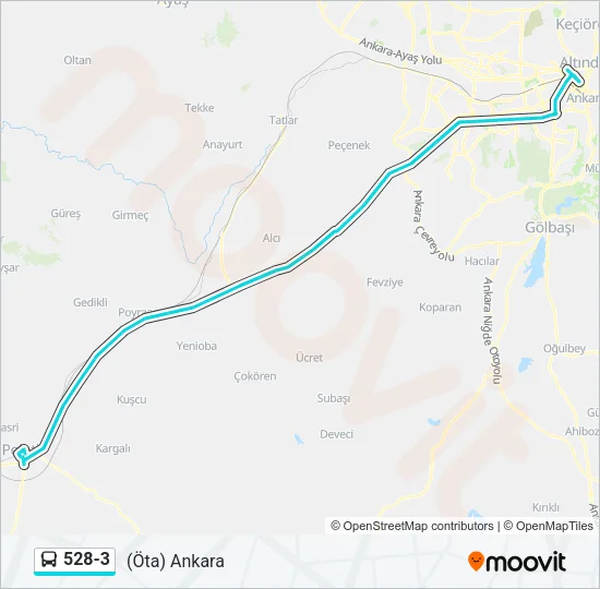 528-3 Bus Line Map