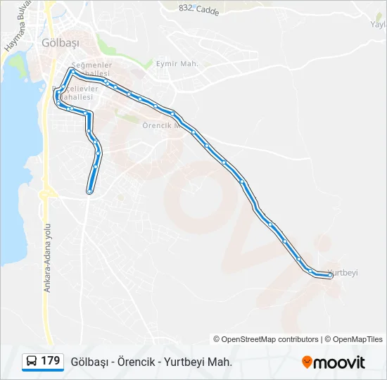 179 Bus Line Map